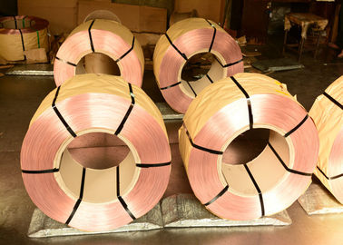 中国 PE の管の引張強さ 1700 - 2300 Mpa Z2 のパックのための青銅色の上塗を施してあるタイヤのビード ワイヤー サプライヤー