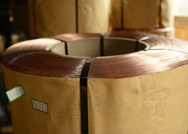 中国 送風管およびホースのための高力 0.60 - 3.0mm の銅によってめっきされる鋼線 サプライヤー